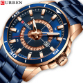 New Product Release CURREN 8359 Mens Quartz Chronograph Watches Stainless Steel Strap Watch For Sale